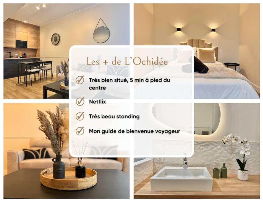 Appartement L'Orchidee - Netflix - Wi-Fi - Proche Centre à Troyes Extérieur photo